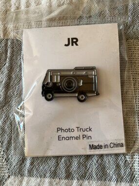 Artist JR Photo Truck Enamel Collectible Pin